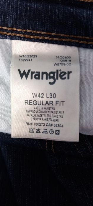 Spodnie męskie Jeansowe roz.56/58 Wrangler