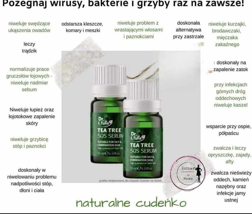 Olejek z drzewa herbacianego