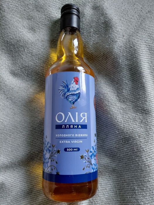 Олія лляна холодного віджиму
