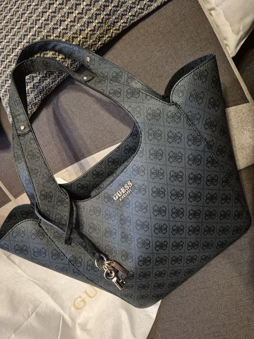 Guess shoper 2 w 1 granatowo czarna