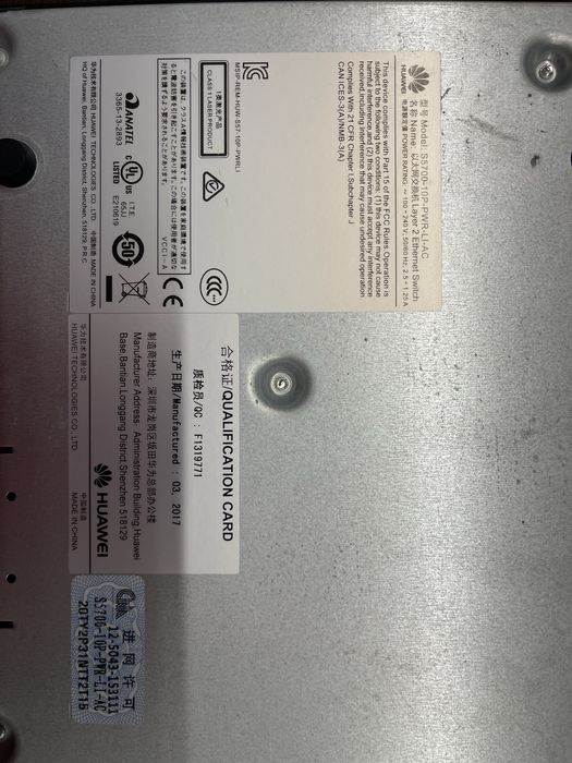 Huawei S5700‑10P PoE+ – Switch Profissional, Impecável!