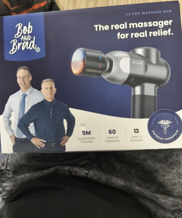 Masażer pistolet Bob And Brad C2 Pro terapia ciepło zimno nowy bez paragonu