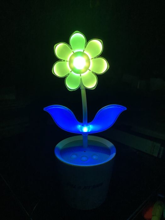 колонка музичний светильник ночник світильник нічник  акустика квітка