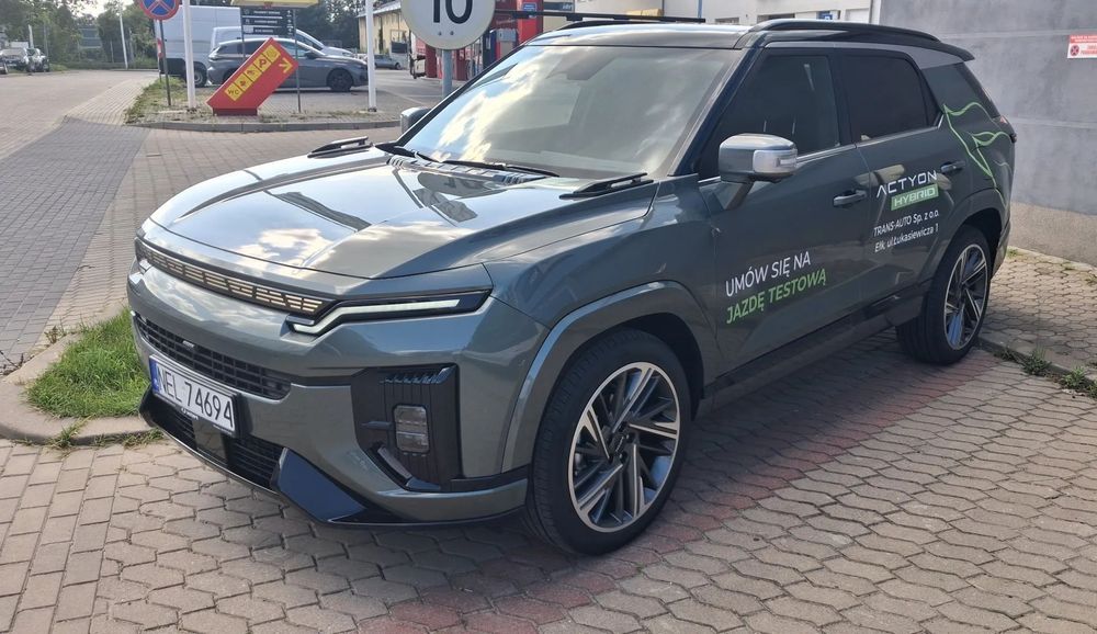 SsangYong/KGM Actyon Hybryda 204 KM, Kamera 360 st, Wentylowane i podgrzewane fotele