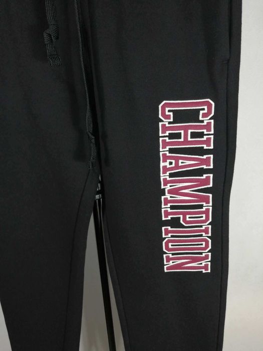 CHAMPION Spodnie Dresowe Męskie L Oryginalne Super Stan Bawełna