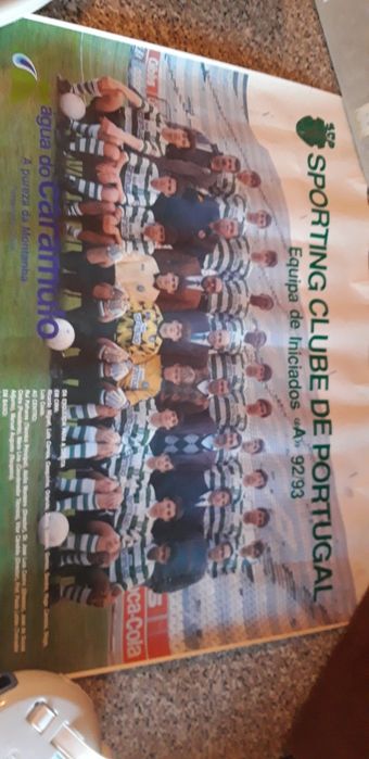 Poster A3 Iniciados Sporting 92/93