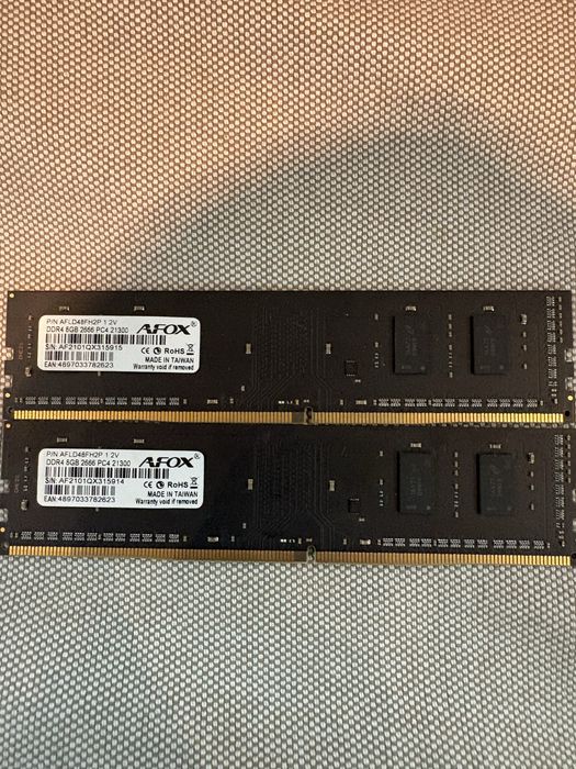 16GB RAM DDR4 (2x8GB) 2666MHz | Dual Channel | Excelente Estado