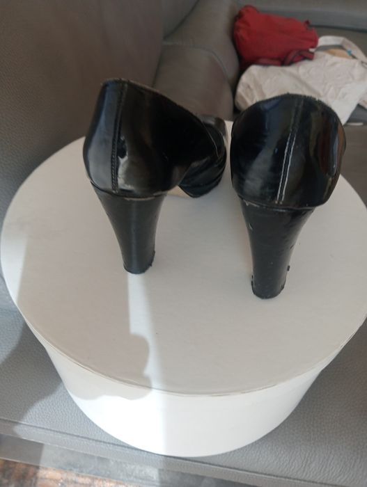 Sapatos couro envernizado Mango 37