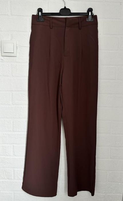 Штани шоколадні широкі SHEIN. Розмір S.