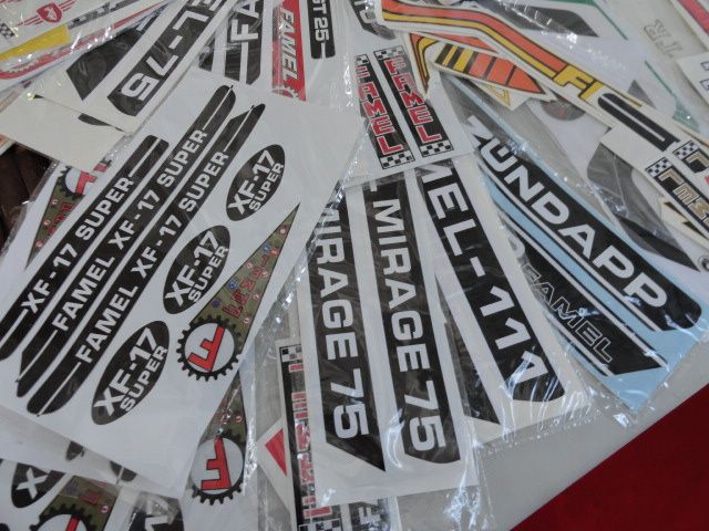 famel mirage zundapp autocolantes