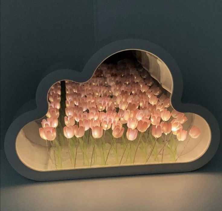 Нічник з тюльпанами 2в1 ,