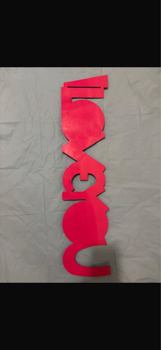 Placa de parede I Love You  imantada