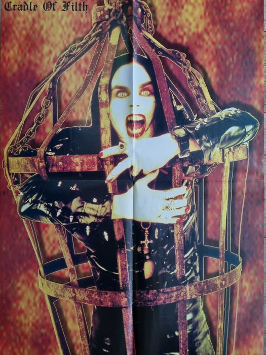 Plakat CRADLE OF FILTH z 1999 r. - Format A2 (40 x 55 cm) - NOWY!