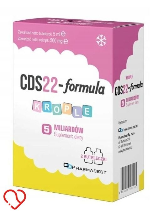 cds22 formula probiotyk dla dzieci krople 5 mld butelka 2x5 ml ( vivomixx )