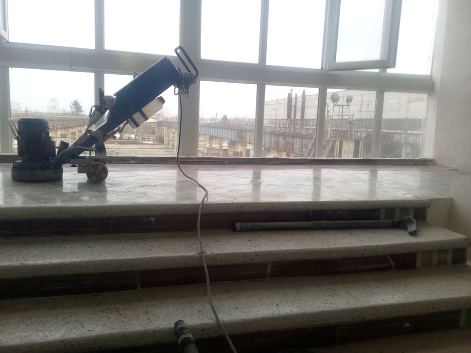 Шлифовка бетона и топинга. Шлифование бетонных полов. Шлифовка пола ...