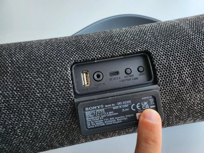 Coluna Bluetooth Sony SRS-XG300