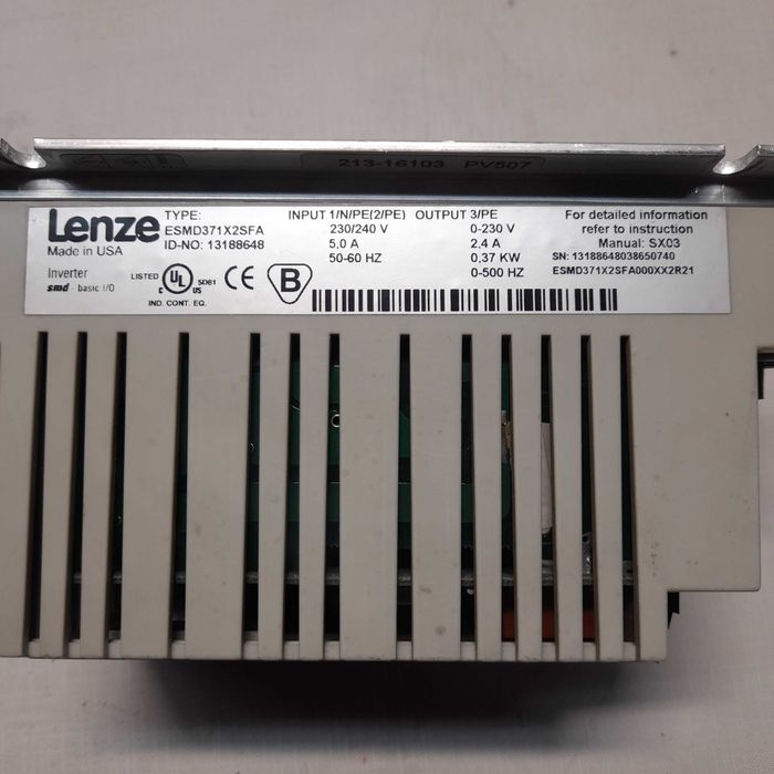 Falownik LENZE 0,37kW zasilanie 1F 230V