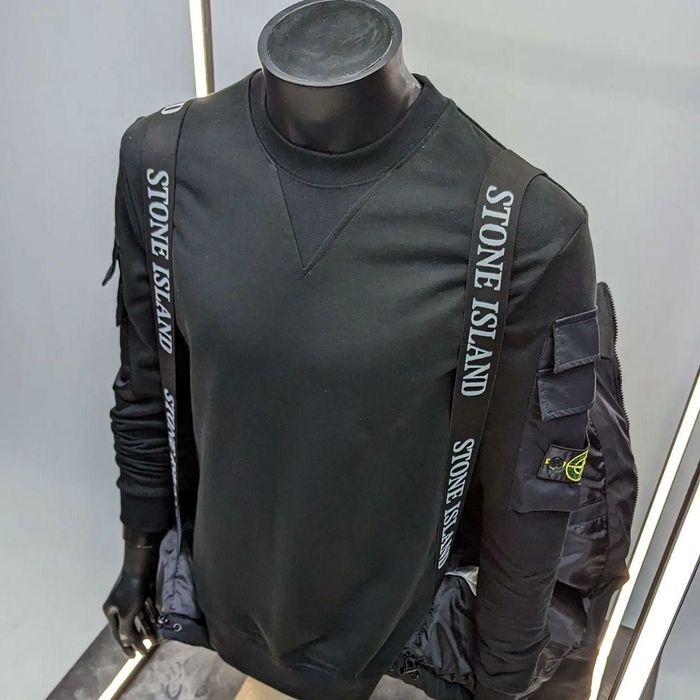 РОЗПРОДАЖ!!!Куртка чоловіча зимова із капюшоном, пуховик Stone Island