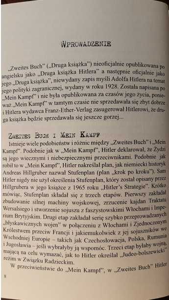 Druga Książka ADOLF HITLER Mein Kampf Zweite Buch