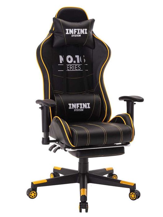 Fotel Gamingowy Infini No.16 Black/yellow