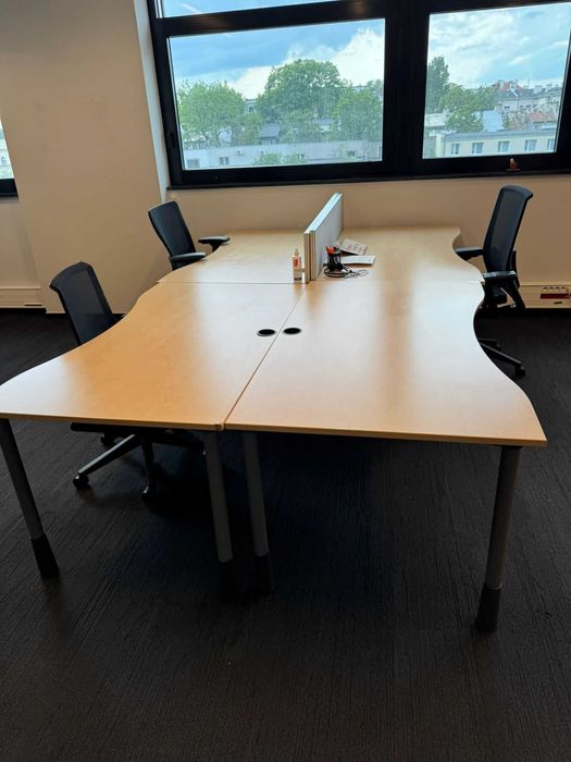 Biurko narożne Kinnarps biurka narożne do biur domu