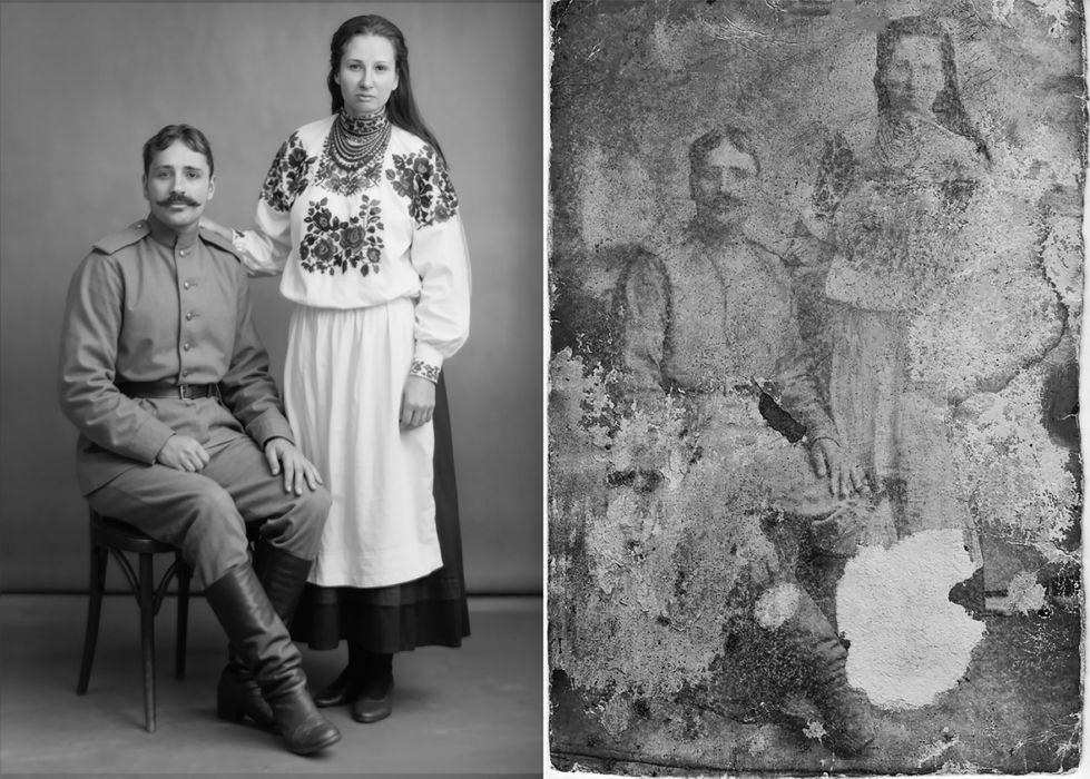 Ретуш фото, реставрація, на памʼятник, на скло, на керамограніт.