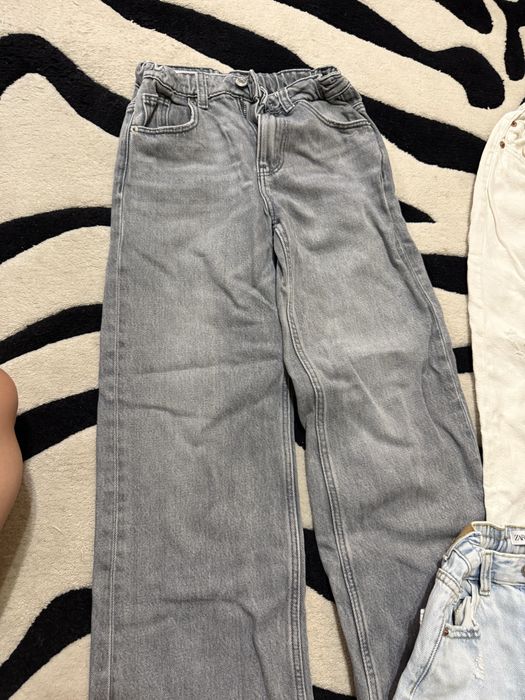 Джинси на дівчинку zara wide leg mom 134