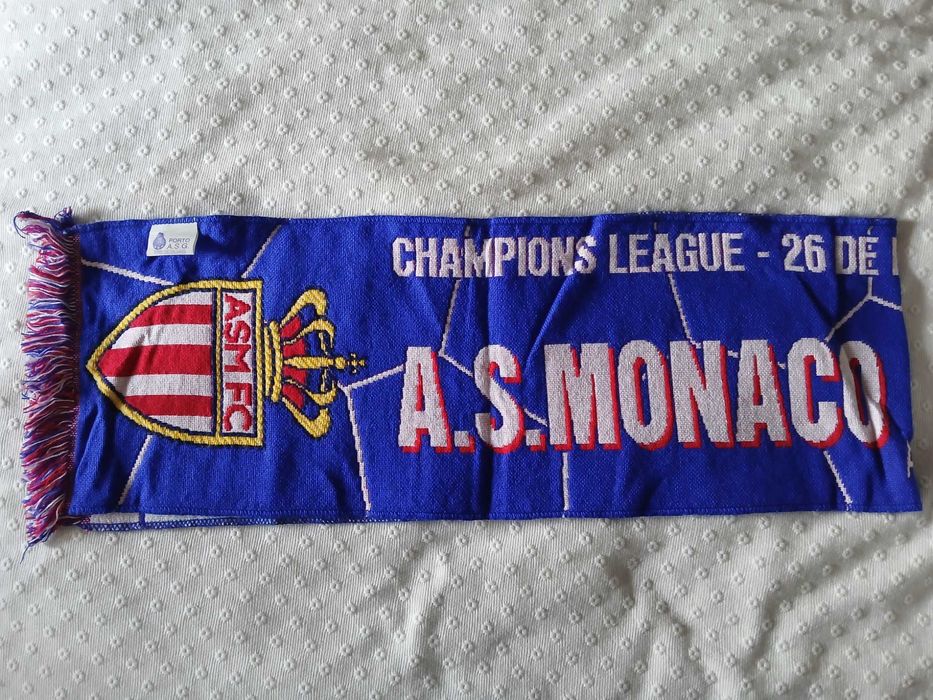 Cachecol A.S.Monaco/F.C.Porto Final 26/05/2004 em Gelsenkirchen