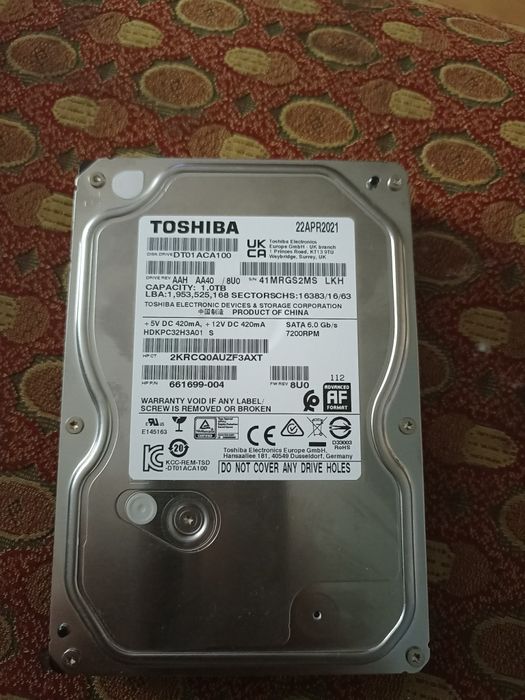 Dysk twardy SSHD(hybrydowy )SATA 1TB