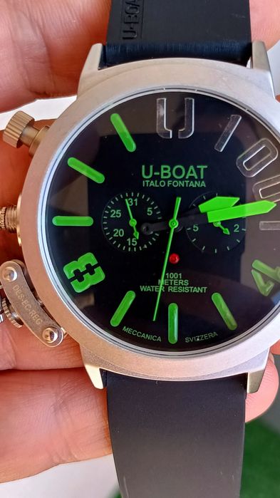 U-Boot potężny zegarek mechaniczny nakręcany automat