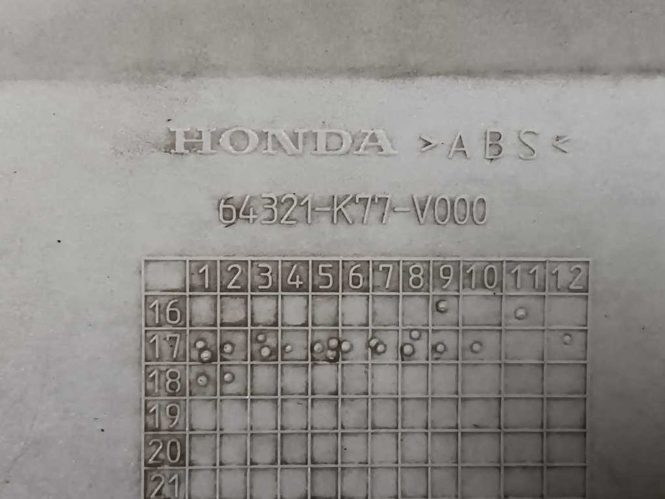 Carenagem inferior esquerda Honda SH125 / 150 versão  2017 a 2019