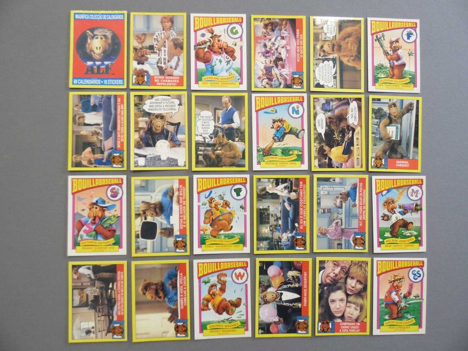 Calendários e Stickers ALF, Colecção Completa