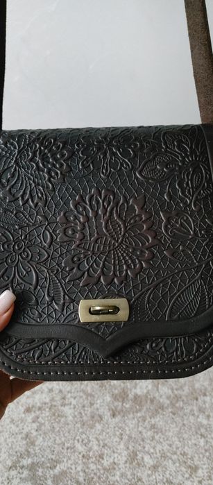 Сумка кожаная шокодад