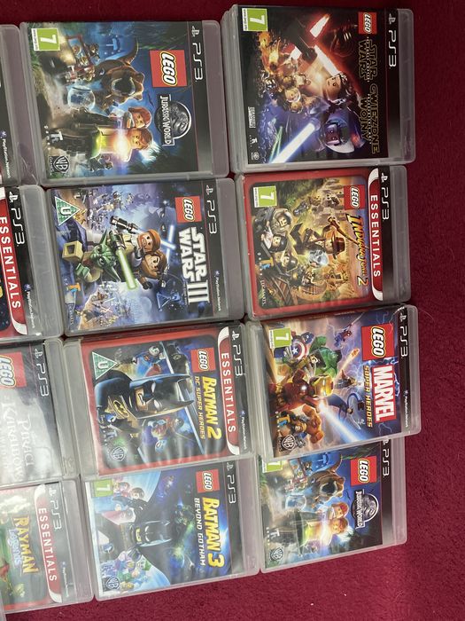 Gry dla dzieci z serii Lego Rayman Ps3 sprzedam zamienie
