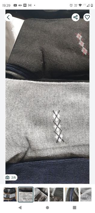 5×skarpetki męskie bezuciskowe 39-42