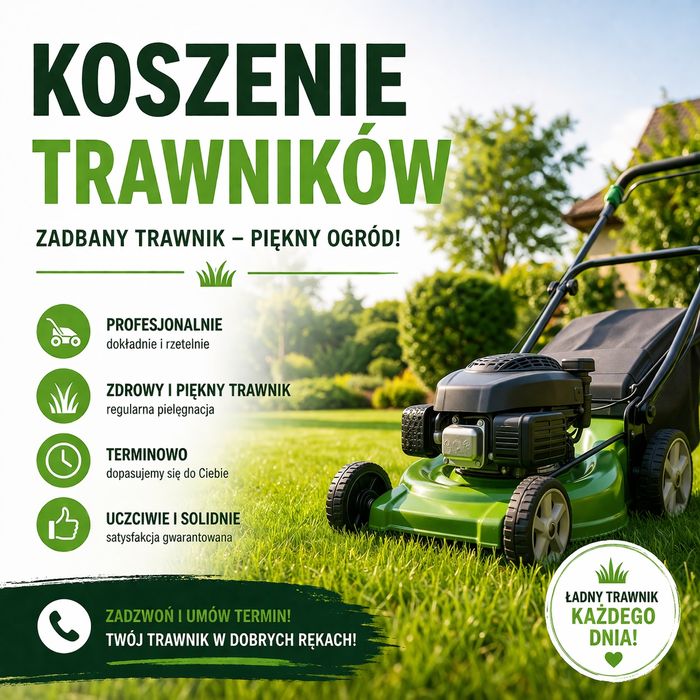 Koszenie trawników