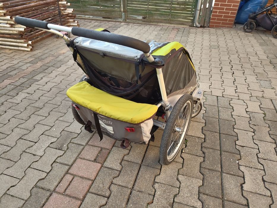Przyczepka rowerowa biegowa  chariot cougar thule 2