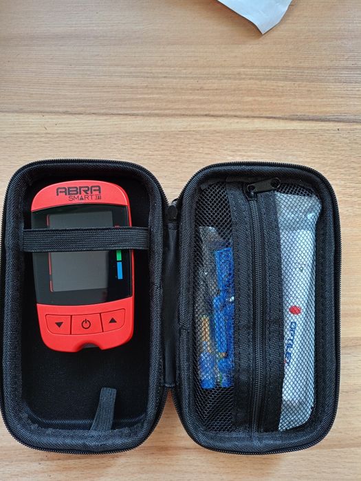 Glukometr ABRA Smart BT – nowy, zestaw, Bluetooth, bez pasków