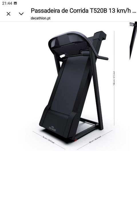 Passadeira de corrida Domyos T520B