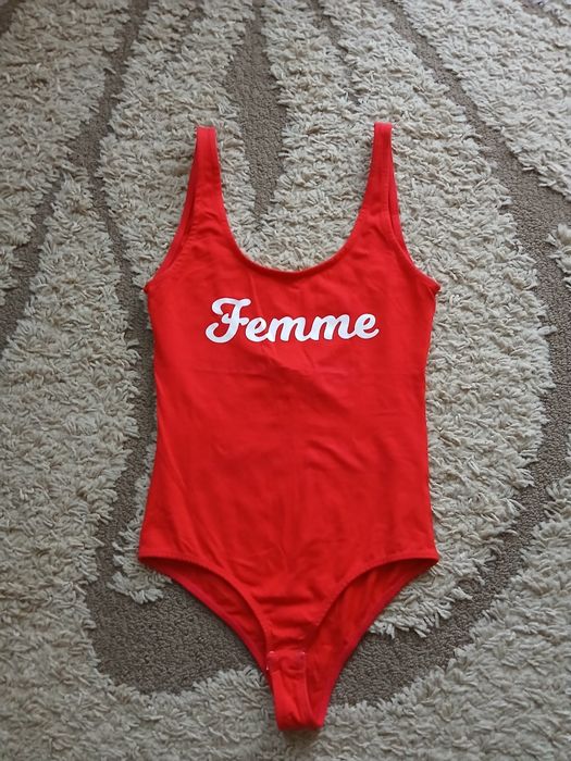 Body czerwone damskie
