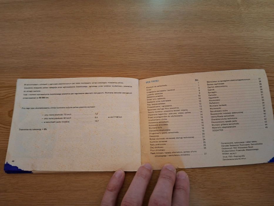 Instrukcja obsługi FSO Fiat 125p