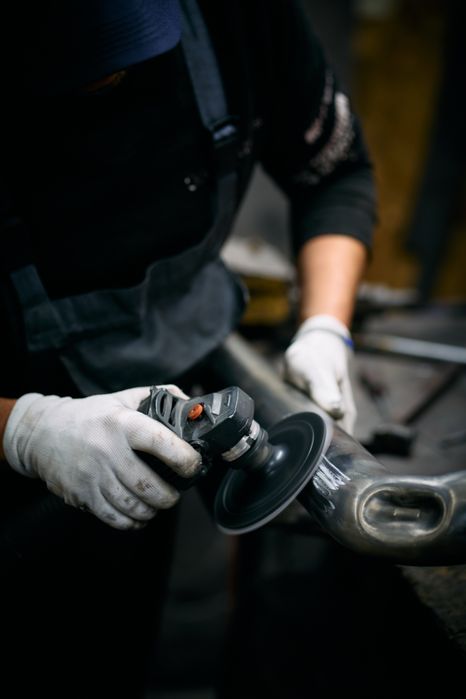 Рихтовка мото глушників .Мото СТО KS Custom