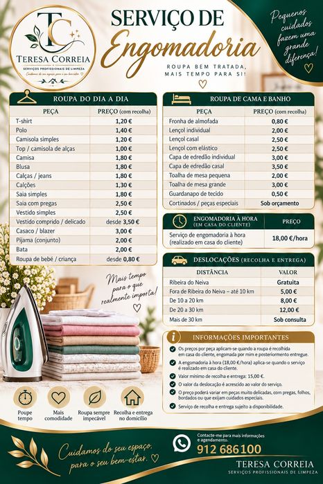 Serviço Engomadeira