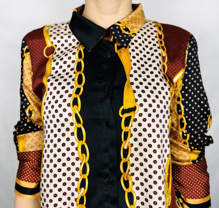 Koszula-tunika w łańcuchowy wzór L 40