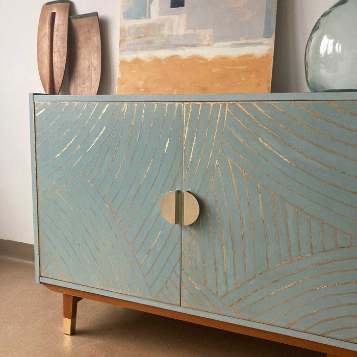 Komoda w kolorze mięty, metamorfoza Wrocław Krzyki • OLX.pl