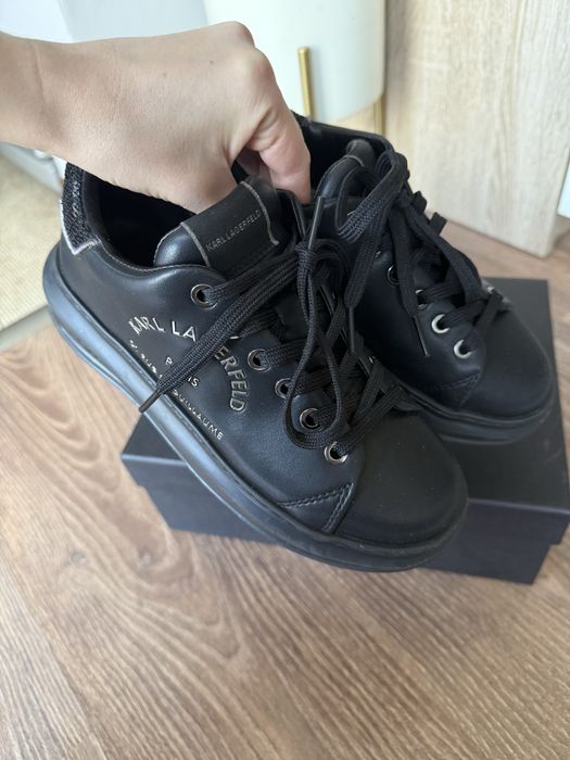Buty Karl Lagerfeld czarne sneakersy