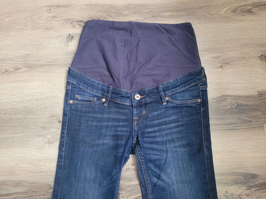 Spodnie ciążowe jeansy, firma h&m,