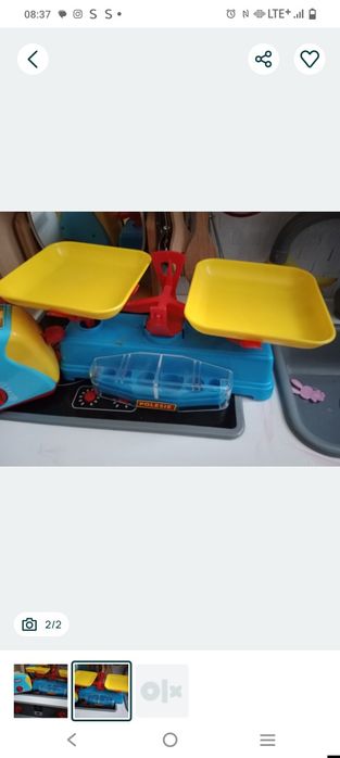 Zabawka dla dzieci waga kuchenna toster