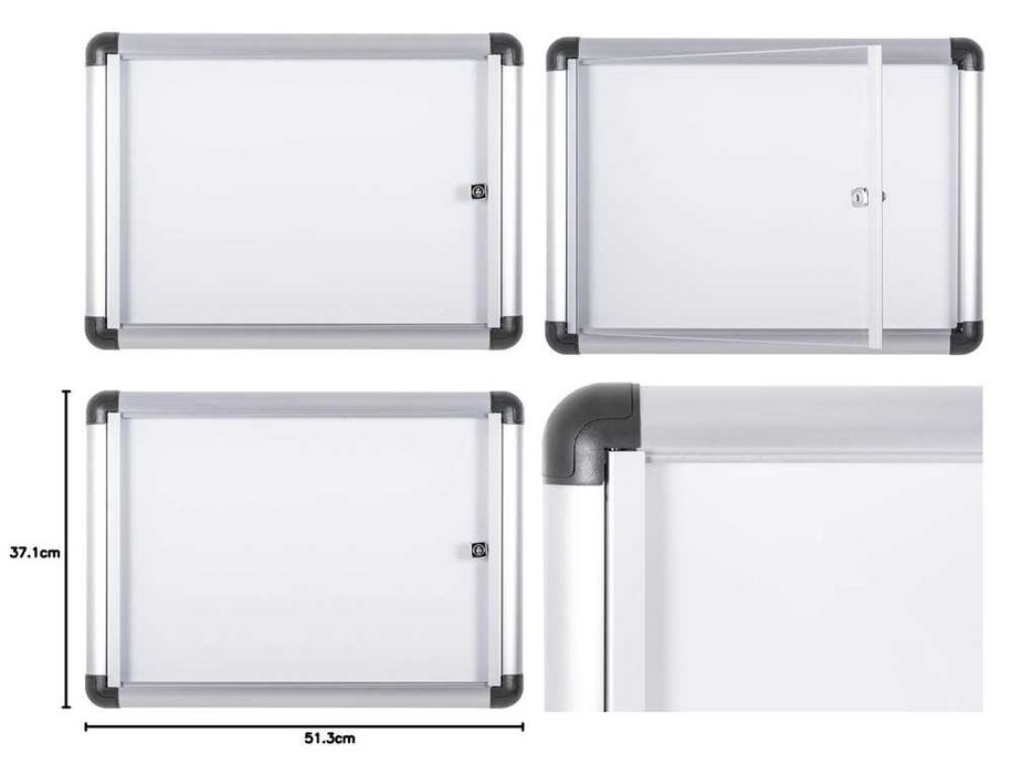 Bi-office quadro de avisos com porta (149)