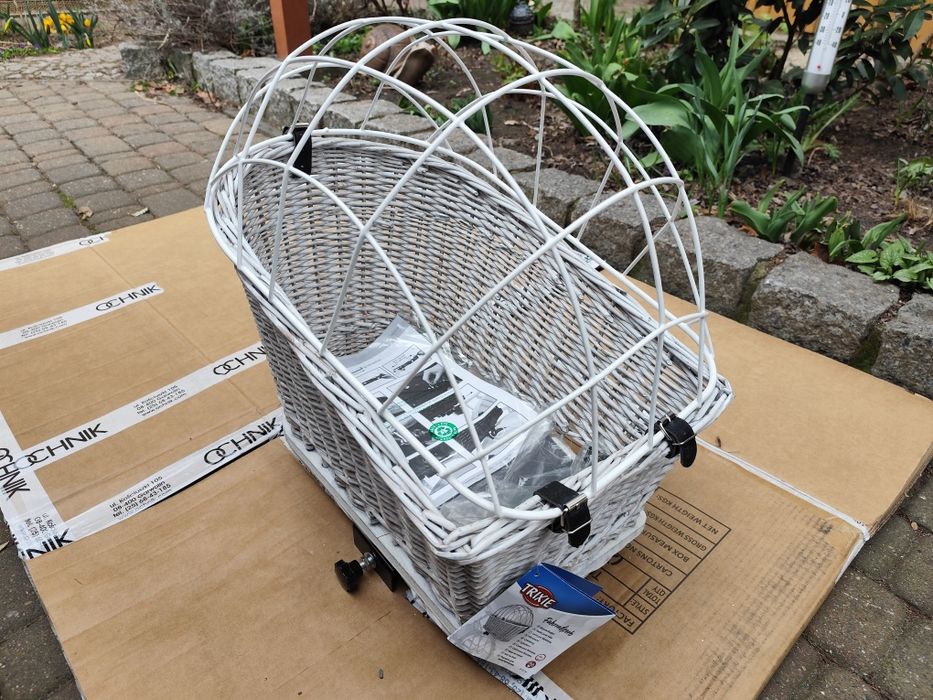 Transporter KOSZ na bagażnik rowerowy dla psów do 8 kg